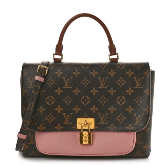 This is an authentic LOUIS VUITTON Monogram Marignan in Rose Poudre. - Picture 4 of 9